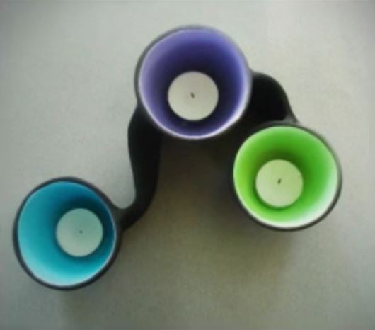 LightWave Candle Sculptures from Starry Lights Studio