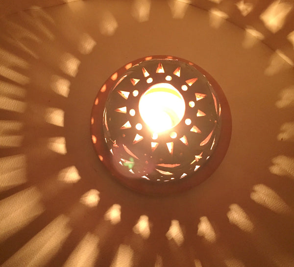 StarLight night lamp/ four dragonflies on aqua