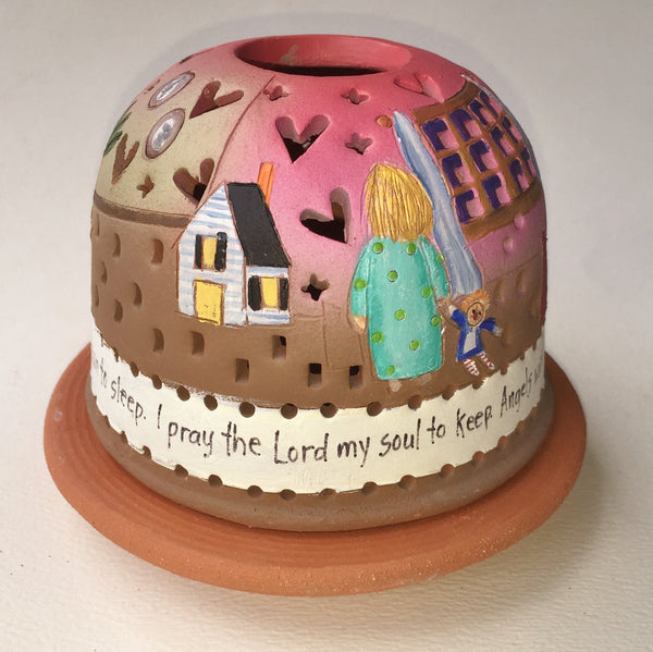 StarLight night lamp/ now I lay me down to sleep....pink