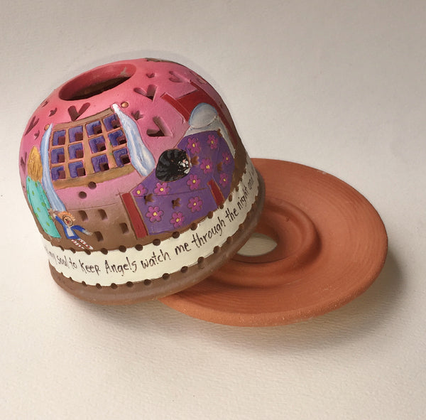 StarLight night lamp/ now I lay me down to sleep....pink