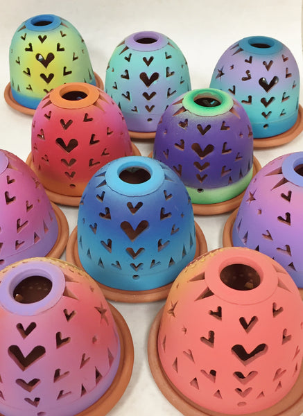 sending love heart luminary 9