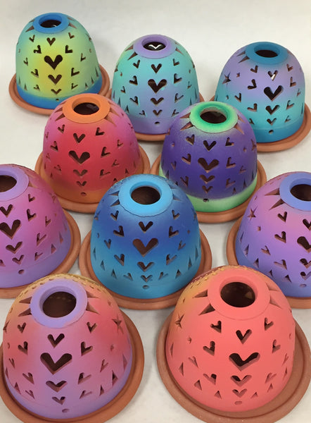 sending love heart luminary 3