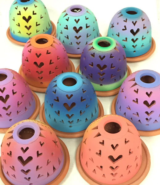 sending love heart luminary 10