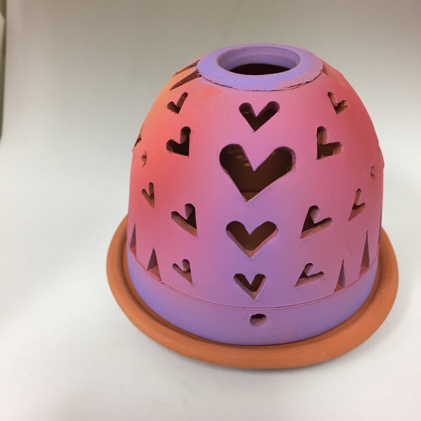 sending love heart luminary 3