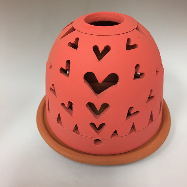 sending love heart luminary 4