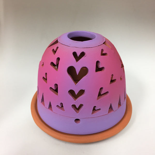 sending love heart luminary 6