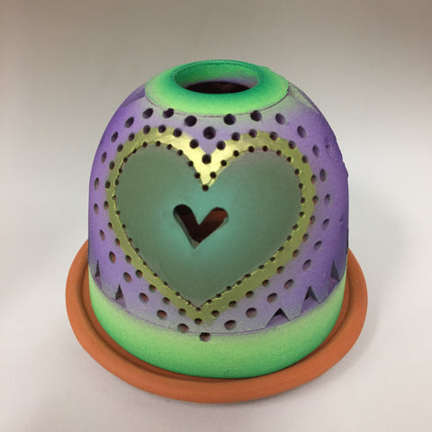 sending love heart luminary 7