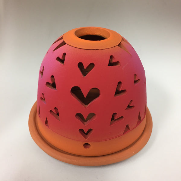 sending love heart luminary 8