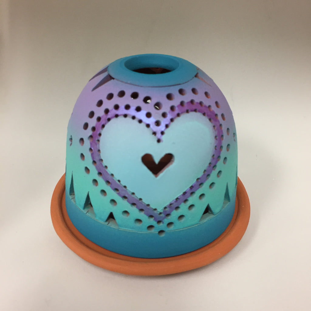 sending love heart luminary 2