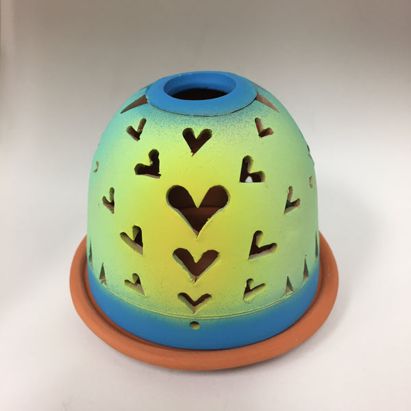 sending love heart luminary 10