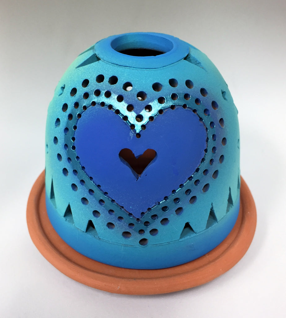 sending love heart luminary 10